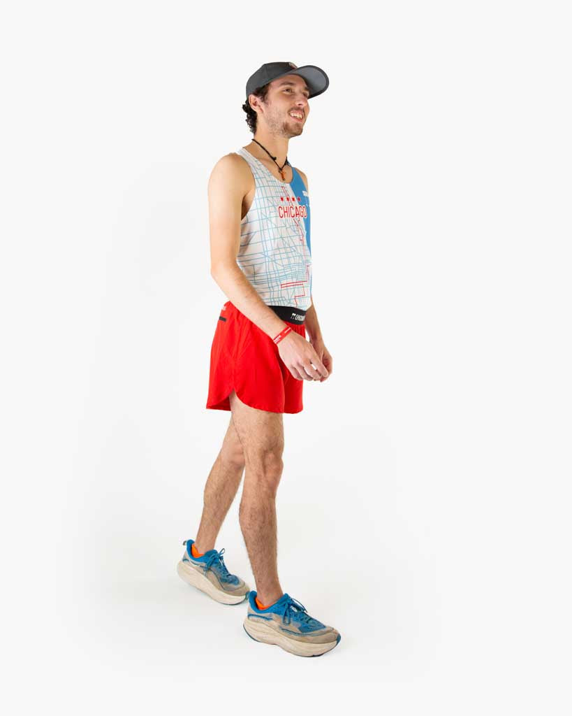 Men's Chicago Marathon Course Singlet