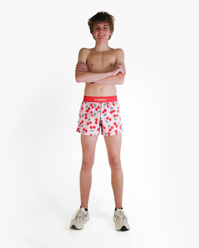 Men's Cherries 4" Half Split Shorts